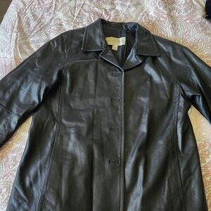 Black Leather Women's Jacket